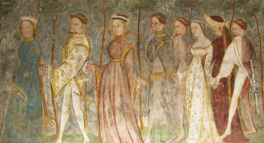 Festa de casamento medieval