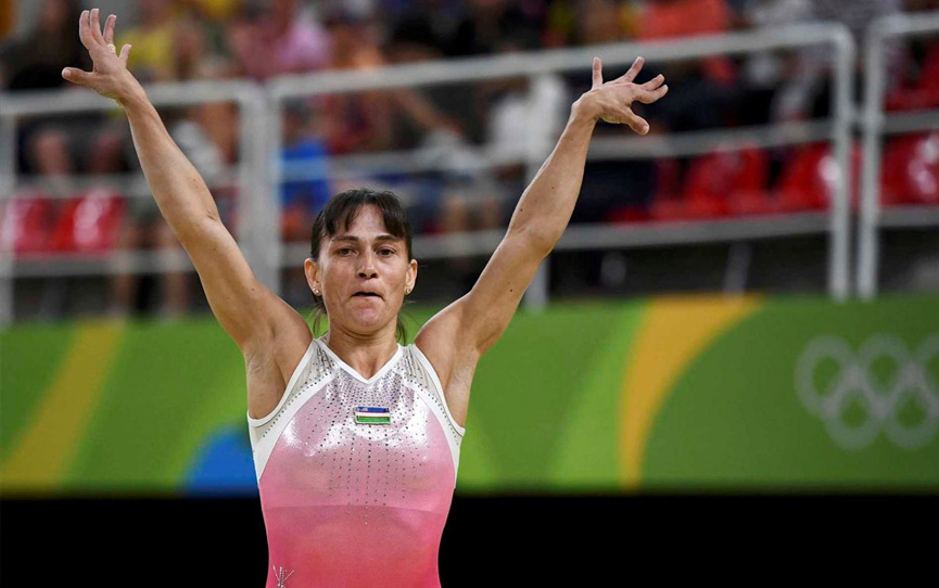 Oksana Chusovitina de 42 anos na Rio 2016