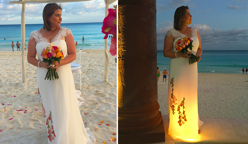 Vestido de noiva casamento na praia - Patrícia Grana