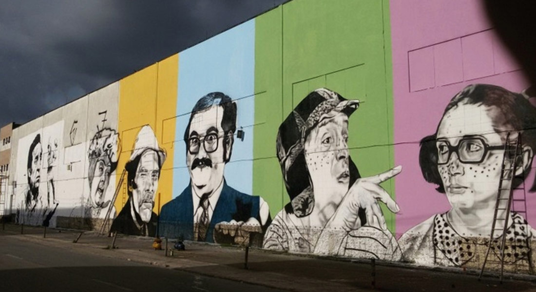 Chaves, Seu Madruga, Chiquinha e toda a turma são homenageados por  grafiteiros em São Paulo