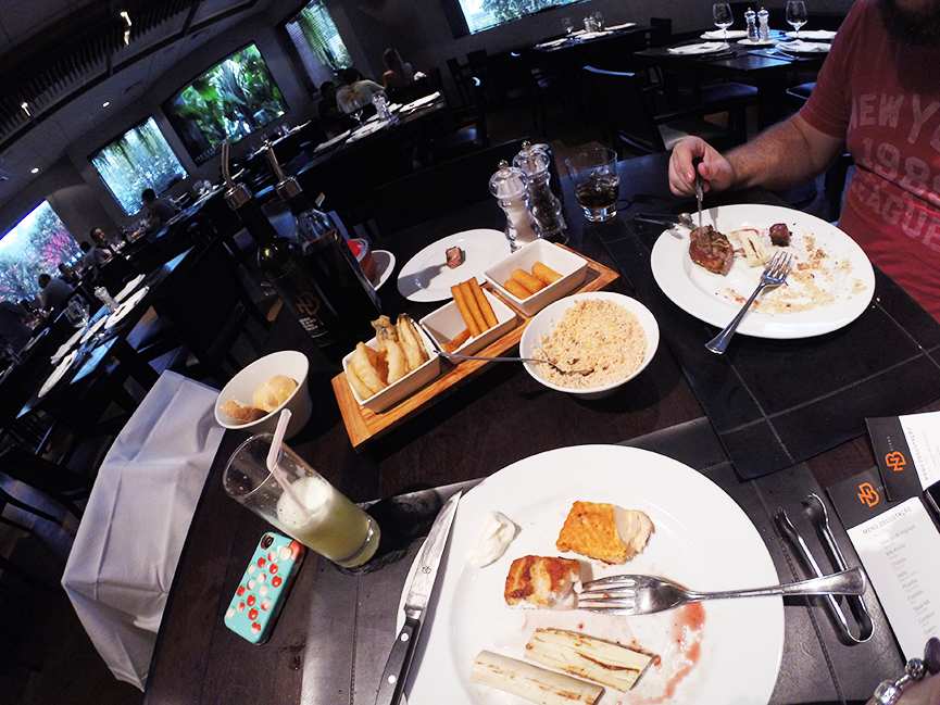 Tudo muito bem servido no NB Steak.