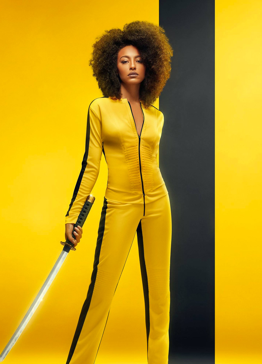 Sheron Menezzes vivendo Kill Bill