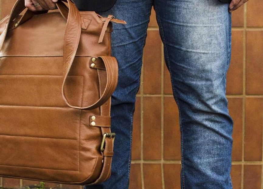 Presente para ele - Bolsa masculina em couro