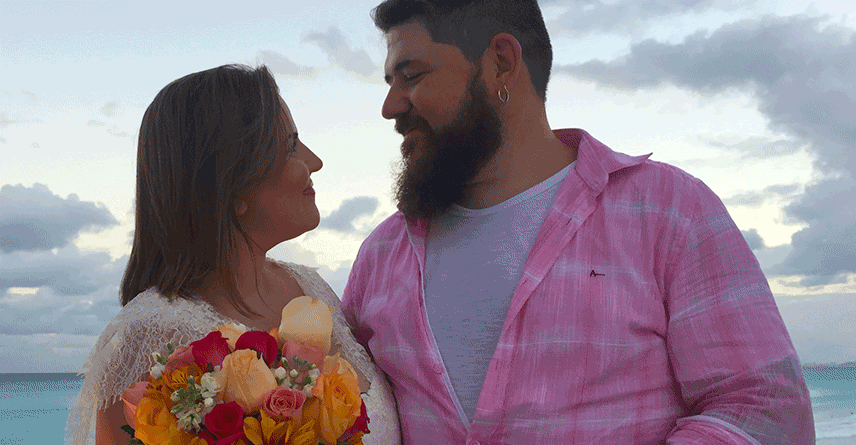 Renovação de votos em Cancun