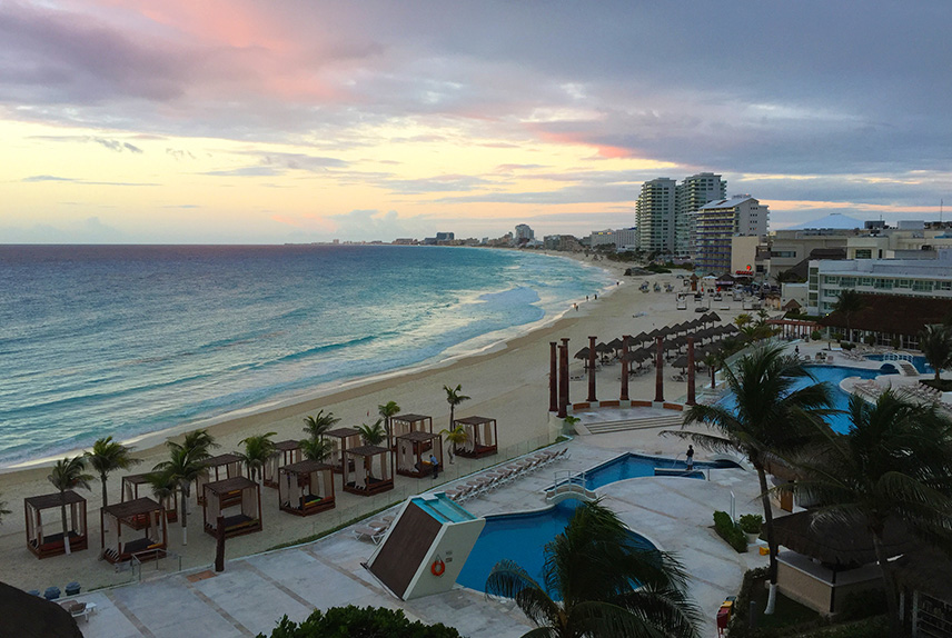 Krystal Cancun vista da sacada