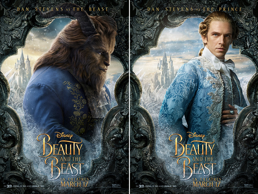 Dan Stevens como Fera e o Príncipe