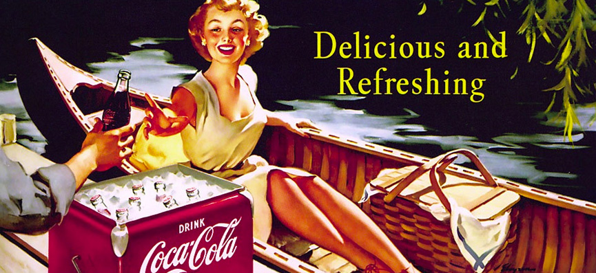 Coca-Cola propaganda antiga