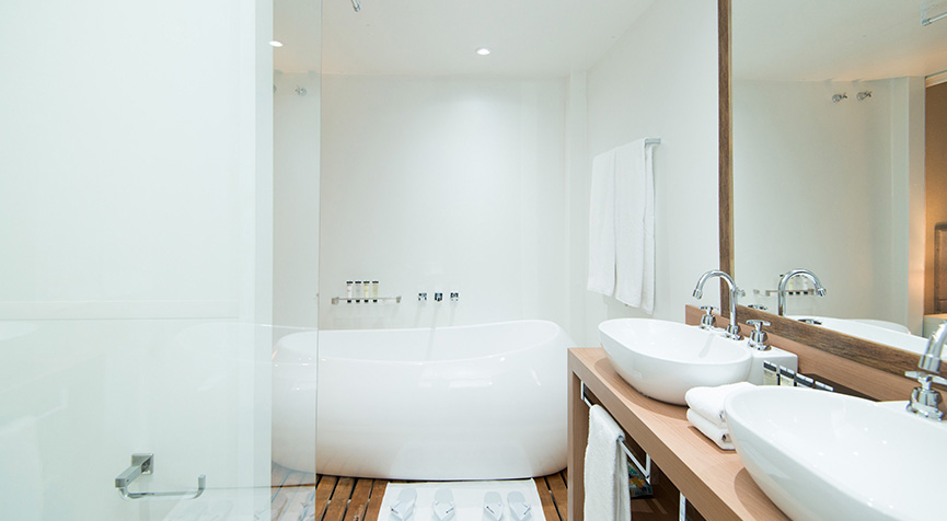 Banheira no Pullman da La Maison Renault